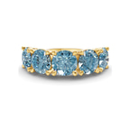 9ct Yellow Gold Noella Round Lab Diamond Anniversary Band (2 Ct. Tw.) front image