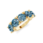 9ct Yellow Gold Noella Round Lab Diamond Anniversary Band (2 Ct. Tw.) right