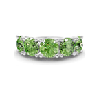 9ct White Gold Noella Round Lab Diamond Anniversary Band (1/2 Ct. Tw.) front image