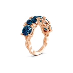 14ct Rose Gold Noella Round Lab Diamond Anniversary Band (1/2 Ct. Tw.) left