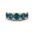 14ct Yellow Gold Noella Round Lab Diamond Anniversary Band (1/2 Ct. Tw.) front image