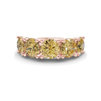 14ct Rose Gold Noella Round Lab Diamond Anniversary Band (2 Ct. Tw.) front image