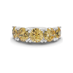 9ct White Gold Noella Round Lab Diamond Anniversary Band (1/2 Ct. Tw.) front image