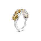 9ct White Gold Noella Round Lab Diamond Anniversary Band (1/2 Ct. Tw.) left