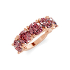 14ct Rose Gold Noella Round Lab Diamond Anniversary Band (1/2 Ct. Tw.) right