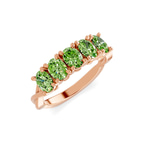 10kt Rose Gold Serafina Oval Lab Diamond Anniversary Band (1 Ct. Tw.) right
