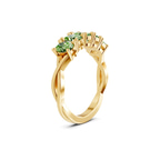 10kt Yellow Gold Serafina Oval Lab Diamond Anniversary Band (1 Ct. Tw.) left