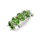 10kt White Gold Fairleigh Oval Lab Diamond Anniversary Band (1/2 Ct. Tw.) right