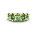 10kt Yellow Gold Fairleigh Oval Lab Diamond Anniversary Band (1/2 Ct. Tw.) front image