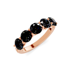 14ct Rose Gold Camille Round Lab Diamond Anniversary Band (1/2 Ct. Tw.) right