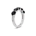 9ct White Gold Camille Round Lab Diamond Anniversary Band (1/2 Ct. Tw.) left