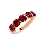 14ct Rose Gold Camille Round Lab Diamond Anniversary Band (1/2 Ct. Tw.) right