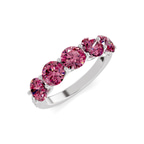 9ct White Gold Camille Round Lab Diamond Anniversary Band (1/2 Ct. Tw.) right