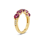 9ct Yellow Gold Camille Round Lab Diamond Anniversary Band (1/2 Ct. Tw.) left