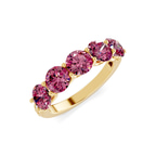 9ct Yellow Gold Camille Round Lab Diamond Anniversary Band (1/2 Ct. Tw.) right