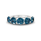 9ct White Gold Camille Round Lab Diamond Anniversary Band (1/2 Ct. Tw.) front image