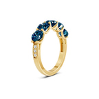 9ct Yellow Gold Camille Round Lab Diamond Anniversary Band (1/2 Ct. Tw.) left
