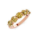 14ct Rose Gold Camille Round Lab Diamond Anniversary Band (1/2 Ct. Tw.) right