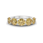 9ct White Gold Camille Round Lab Diamond Anniversary Band (1/2 Ct. Tw.) front image
