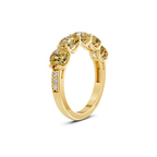 14ct Yellow Gold Camille Round Lab Diamond Anniversary Band (1/2 Ct. Tw.) left
