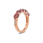 14ct Rose Gold Camille Round Lab Diamond Anniversary Band (1/2 Ct. Tw.) left