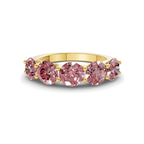 14ct Yellow Gold Camille Round Lab Diamond Anniversary Band (1/2 Ct. Tw.) front image