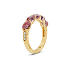 14ct Yellow Gold Camille Round Lab Diamond Anniversary Band (1/2 Ct. Tw.) left