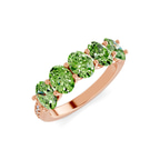 10kt Rose Gold Eliana Oval Lab Diamond Anniversary Band (7 Ct. Tw.) right