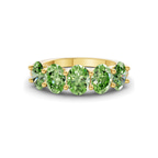 10kt Yellow Gold Eliana Oval Lab Diamond Anniversary Band (1 Ct. Tw.) front image