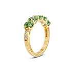 10kt Yellow Gold Eliana Oval Lab Diamond Anniversary Band (1 Ct. Tw.) left