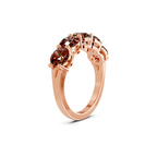 10kt Rose Gold Elowyn Round Lab Diamond Anniversary Band (1 Ct. Tw.) left