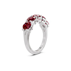 14kt White Gold Elowyn Round Lab Diamond Anniversary Band (1 Ct. Tw.) left