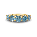 10kt Yellow Gold Elowyn Round Lab Diamond Anniversary Band (1 Ct. Tw.) front image
