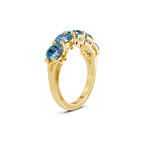10kt Yellow Gold Elowyn Round Lab Diamond Anniversary Band (1 Ct. Tw.) left