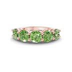 14kt Rose Gold Elowyn Round Lab Diamond Anniversary Band (1 Ct. Tw.) front image