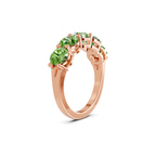 14kt Rose Gold Elowyn Round Lab Diamond Anniversary Band (1 Ct. Tw.) left