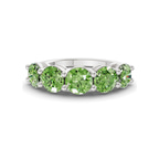 14kt White Gold Elowyn Round Lab Diamond Anniversary Band (1 Ct. Tw.) front image