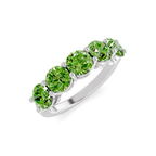 14kt White Gold Elowyn Round Lab Diamond Anniversary Band (1 Ct. Tw.) right