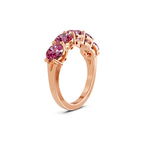 14kt Rose Gold Elowyn Round Lab Diamond Anniversary Band (2 Ct. Tw.) left