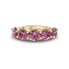 14kt Yellow Gold Elowyn Round Lab Diamond Anniversary Band (2 Ct. Tw.) front image