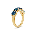 10kt Yellow Gold Elowyn Round Lab Diamond Anniversary Band (1 Ct. Tw.) left