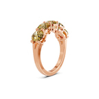 10kt Rose Gold Elowyn Round Lab Diamond Anniversary Band (1 Ct. Tw.) left