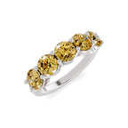14kt White Gold Elowyn Round Lab Diamond Anniversary Band (1 Ct. Tw.) right