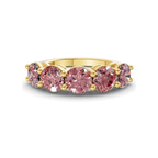 14kt Yellow Gold Elowyn Round Lab Diamond Anniversary Band (1 Ct. Tw.) front image