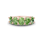 10kt Rose Gold Portia Oval Lab Diamond Anniversary Band (2 Ct. Tw.) front image