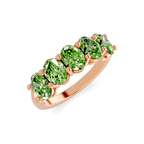 10kt Rose Gold Portia Oval Lab Diamond Anniversary Band (2 Ct. Tw.) right