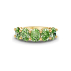 10kt Yellow Gold Portia Oval Lab Diamond Anniversary Band (2 Ct. Tw.) front image