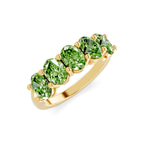 10kt Yellow Gold Portia Oval Lab Diamond Anniversary Band (2 Ct. Tw.) right