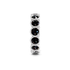 9ct White Gold Dream Round Bezel Lab Diamond Eternity Ring (1 Ct. Tw.) left