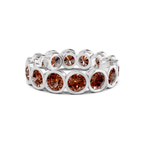 9ct White Gold Dream Round Bezel Lab Diamond Eternity Ring (2 Ct. Tw.) front image